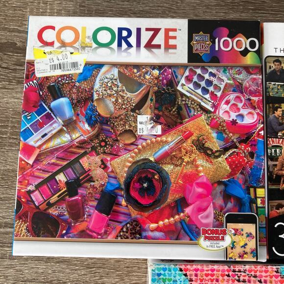 Ceaco Disney Emoji Minnie Mouse & Friends 300-1000 Pc Jigsaw Puzzle Set‎ - Picture 3 of 10